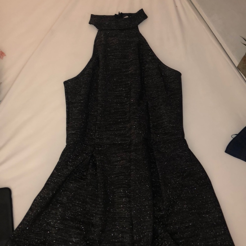 High neck skater romper. Size L